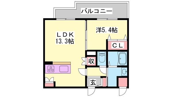 広野ゴルフ場前駅 徒歩3分 3階の物件間取画像